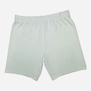 Zella White Bike Shorts Size L
